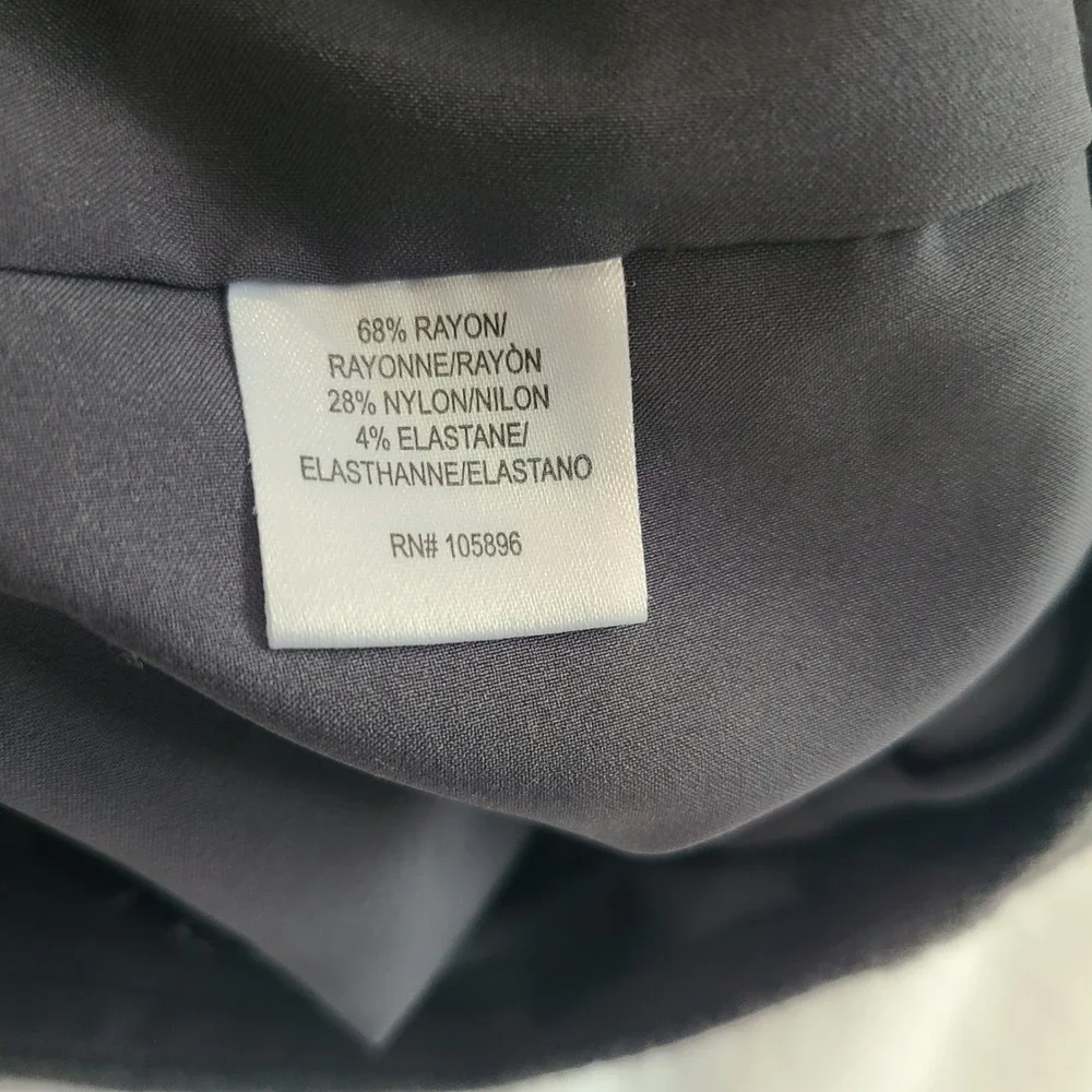Worth New York Womens‎ Gray Ponte Knit A-Line Skirt Size 8 Charcoal Professional